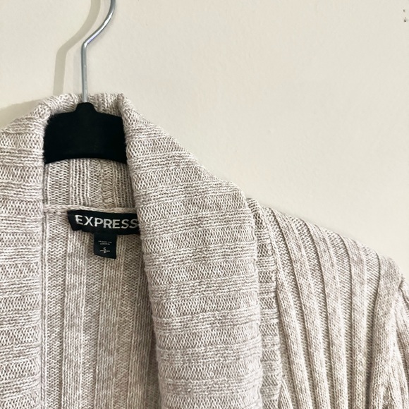 Express Open Front Cardigan - Picture 2 of 6